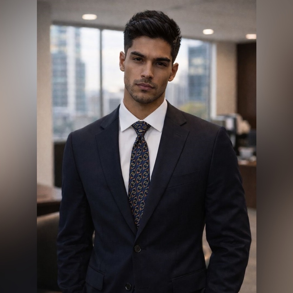 Men's Christopher Hayes Chain-Linked Design Tie